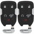 Ocpty 2 Key Fob Shells Case For Gmc Sierra 1500 2500 3500 Chevrolet Silverado 2019-2021