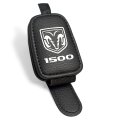 Ram 1500 Magnetic Sunglass Holder Black Pu Leather Sun Visor Mount Clip Official Licensed Rectangular Car Glasses 2 5 In X 1 8