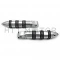 Httmt Mt107 Pa019x2 Chrome Stick Footpeg Compatible With Passenger 2018-later Softail Slim Flsl Breakout Fxbr