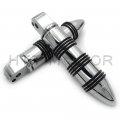 Httmt Mt107 Pa019x2 Chrome Stick Footpeg Compatible With Passenger 2018-later Softail Slim Flsl Breakout Fxbr