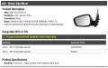 Left Driver Side Power Mirror Paint To Match Without Heated Glass And Turn Signal Compatible With 2012 2017 Hyundai Accent