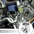 X Autohaux 5 Pcs An6 Hex Car Hose Finisher Flexible Rubber Pipe Clamp With Screw Band Adapter Fitting For Oil Fuel Water Tube