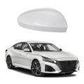 White Right Passenger Side Mirror Cover Replacement For 2019 2025 Nissan Altima S Sv Sr Sl Clip On Cap Housing Polished Abs 