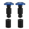 Fydun Motorcycle Handlebar End Slider Plug Caps For Racing Atv Offroad 22mm 7 8inch Blue