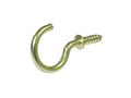 The Hillman Group 320403 3 4 Solid Brass Cup Hook 100-pack 