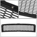 Auto Dynasty Matte Black Honeycomb Mesh Style Front Bumper Grille Grill Compatible With Dodge Ram 1500 2500 3500 94-02