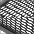 Auto Dynasty Matte Black Honeycomb Mesh Style Front Bumper Grille Grill Compatible With Dodge Ram 1500 2500 3500 94-02