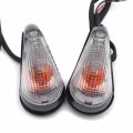 Httmt Mt224-005- Clear Lens Euro Led Flush Mount Turn Signal Compatible With Yzf-r6s Kawasak Ninja Ex250 250r 1998-2009 Rear
