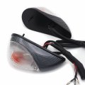 Httmt Mt224-005- Clear Lens Euro Led Flush Mount Turn Signal Compatible With Yzf-r6s Kawasak Ninja Ex250 250r 1998-2009 Rear