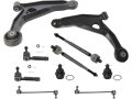 Front Lower Control Arm Kit With Ball Joints And Tie Rod Ends 10 Piece For 2008-2014 Dodge Avenger 