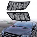 Left Right Hood Air Vent Covers Compatible With 08-11 Mercedes W164 Ml350 Ml450 Ml550 Ml63 Amg Gl320 Gl350 Gl450 Gl550