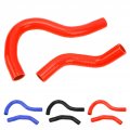 2 Pcs Silicone Radiator Coolant Hose Kit Sealing Heat Resistant Heat Upgrade For Ep3 Si Red
