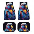 Funny Birds Car Floor Mat Set Universal Fit 4-piece Parrot Automotive Mats All Weather Anti-slip Protectionpets Accessories For 