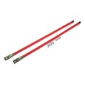 The Rop Shop Set Of 36-inch Fluorescent Orange Universal Snowplow Blade Guide Kit B2036