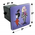 Beetlejuice Animated Series And Lydia Tow Trailer Hitch Cover Plug Insert 2