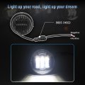 Lx-light Dot Approved 2 Pcs Chrome 4 5 Inch Led Passing Light Fog Lamps For Motorcycles Auxiliary Bulb Motorcycle Projector