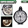 G-plus Fog Lights Compatible With Mini Cooper R55 R56 R57 R58 2007-2015 Lamps Driver Passenger Side Clear Lens Lamp Accessories