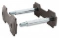 Scott Drake C6zz-5776-k Shackle Kit Gray Standard 1 2 Rods