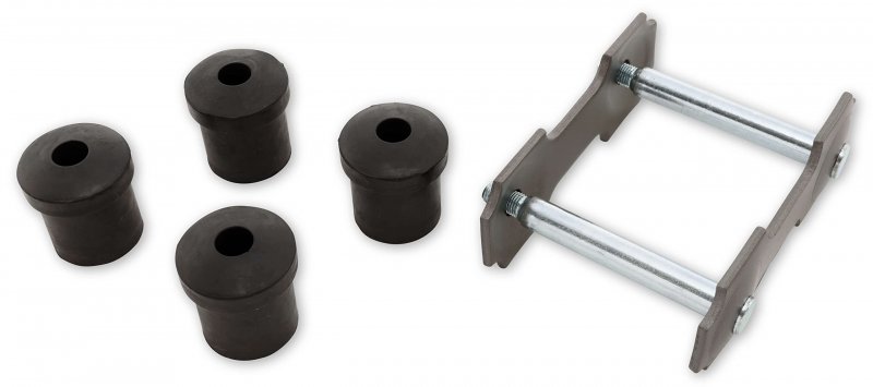 Scott Drake C6zz-5776-k Shackle Kit Gray Standard 1 2 Rods