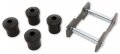 Scott Drake C6zz-5776-k Shackle Kit Gray Standard 1 2 Rods