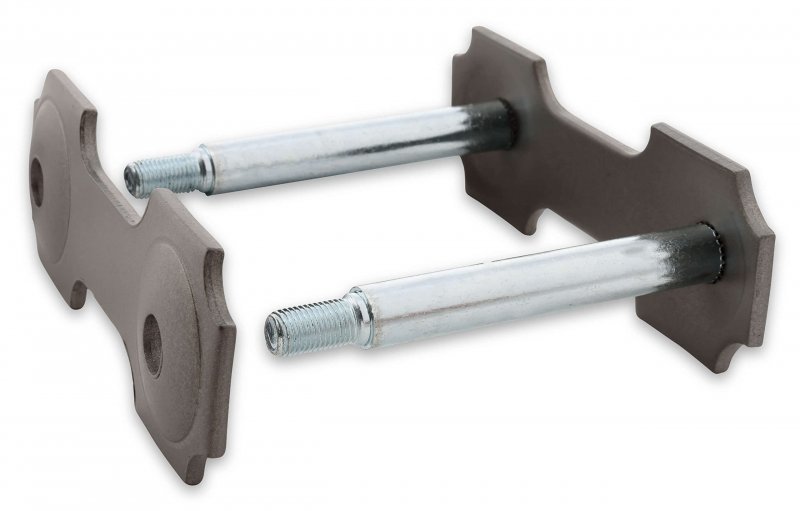Scott Drake C6zz-5776-k Shackle Kit Gray Standard 1 2 Rods
