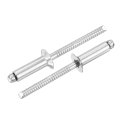 100pcs 3 16 X 5 8 304 Stainless Steel Countersunk Blind Rivet Open-end Type Rivets For Diy Sheet Metal Automotive Repairs 