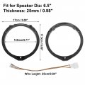 Uxcell 6 5 Car Speaker Adapter Spacer Ring With Wire Combination For Honda Accord 2008-2019