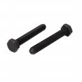 Uxcell M10x70mm Grade 8 Fully Thread External Hex Cap Screw Fastener Bolt Black 5pcs