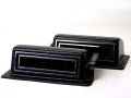 Rectangular Kick Panel Vent Louver Pair For 2 Duct Hose 32-14 