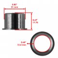 Caltric 12 Upper Lower A-arm Bushing Compatible With Yamaha Blaster 200 Yfs200b 1988-2006 90381-15088-00