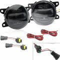 Njsbyl Led Fog Drl Lights For Range-rover L322 Sport L320 2010-2012 Land-rover Lr2 Lr4 2010-2016 White Daytime Running Driving