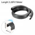 Uxcell Edge Trim Black U Shape Protector Rubber With Steel Clips Fits 7 64 -19 3 28ft 1meter Length Door Guards