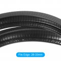 Uxcell Edge Trim Black U Shape Protector Rubber With Steel Clips Fits 7 64 -19 3 28ft 1meter Length Door Guards