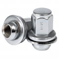 Ocpty M14x1 5 Chrome Lug Nuts 20pcs Closed Wheel 7 8 22mm Hex Factory Replacement For Land Rover