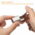 Uxcell Spring Loaded Latch Pin 1pcs Zinc Alloy Automatic With Screws Round Tip Of Downward For Balcony Bathroom Window Gate