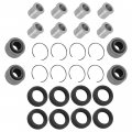 Caltric Front A-arm Inner Bushing Kit Compatible With Honda Trx400x 2009-2014 Left Or Right