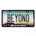 Ipick Image Made For Dodge Challenger Shaker Black Real Carbon Fiber 50 States License Plate Frame