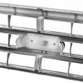 Fo1200141 Factory Style Front Bumper Grill Grille Assembly Compatible With Ford Bronco F Series 1989-1991 Chrome Black