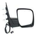 Door Mirror Passenger Side Ford E 350 450 Super Duty 2009 2013 Power Glass Manual Folding Textured Black Replacement For 