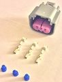 1 X Connector 3-way For Fuel Sensor Ethanol 3 Pin Without Wires 
