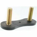 Front Bumper Stud Plate For Ford F 150 1999 2000 2001 2002 2003 F65z17c886aa Fo1066155 Black Steel Bracket 