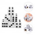 Valiclud 10pcs Dice Wheel Valve Covers Metal White Cap Truck