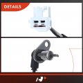 A-premium Abs Wheel Speed Sensor Compatible With Mazda Models Protege 2000 2001 2002 2003 Sedan Rear Left Driver Side Replace