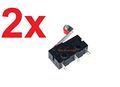 2x Spdt No Nc Momentary Lever Mini Micro Switches Dc Ac Subminiature Roller C14 