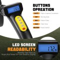 Auto Dynasty Measuring Wheel Digital Display 3-sections Foldable Telescoping Led Distance With Backpack High Precision In Feet