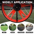Auto Dynasty Measuring Wheel Digital Display 3-sections Foldable Telescoping Led Distance With Backpack High Precision In Feet