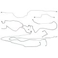 Inline Tube Replacement For 1987-89 Ford F100 F150 2wd Std Cab Longbed Power Disc Complete Brake Line Kit 8pc Oe Steel 