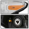 Acanii For 2016-2022 Toyota Tacoma Chrome Bezel W O Led Drl Projector Headlight Headlamp Left Driver Side