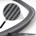 Autoxbert 4pcs Universal Carbon Fiber Black Car Truck Wheel Fender Flares Eyebrow Arches Cover Replaces Car Extra Protector