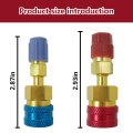 R1234yf Quick Couplers Kit To R134a Adapter High Low Side Coupler Ac Charging Hose Fitting Connector For Car Conditioner